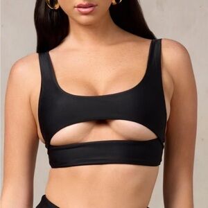 NWT! MBM Swim underboob Lucky bikini top Sz. Large